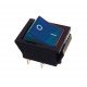 KCD2-202N BL/B 220V Перемикач 1 клав. синій з підсвічуванням TNSy