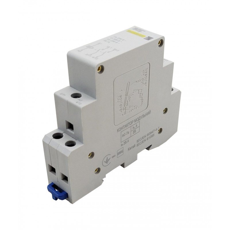 Контактор модульний КМ-1-25-20 25А 230AC 2NO 2р 1мод. TNSy