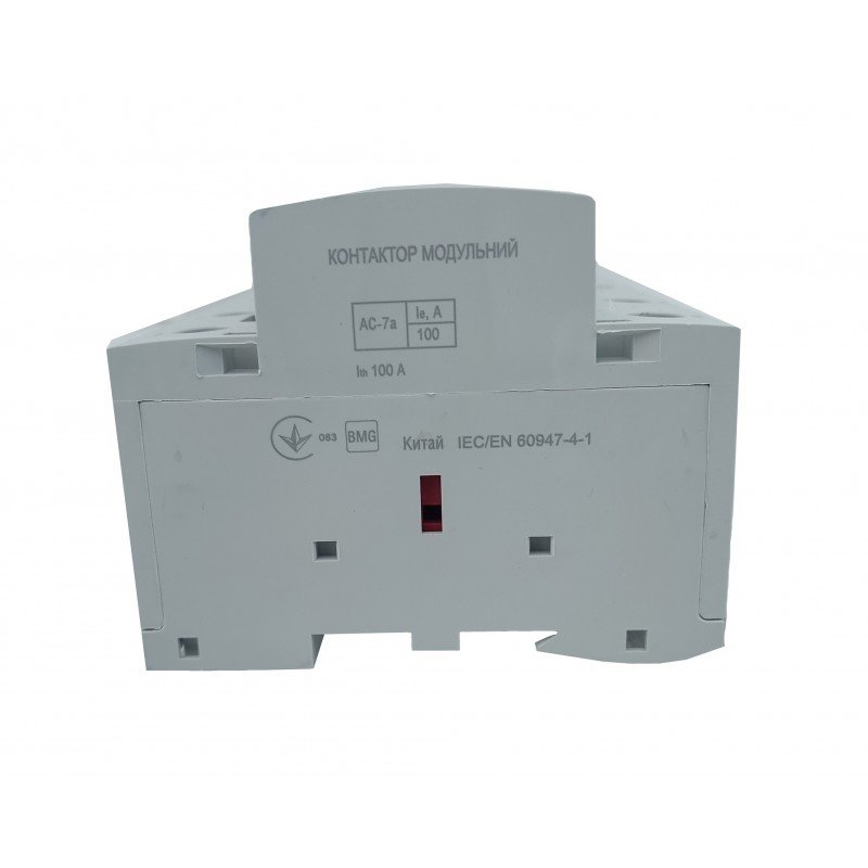 Контактор модульний КМ-6-100-40 100А 230AC 4NO 4р 6мод. TNSy