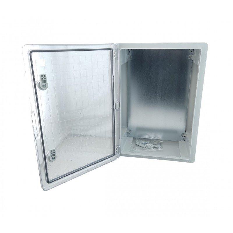 Корпус пластиковий ЩМПп-500х350х190мм пр. дв. ABS IP65 TNSy
