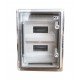 Корпус пластиковий ЩРН-П-24 PRO, пр. дв. ABS IP65 12х2 300х400х170 TNSy