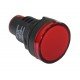 Лампа AD30DS d30mm 230В AC червоний TNSy