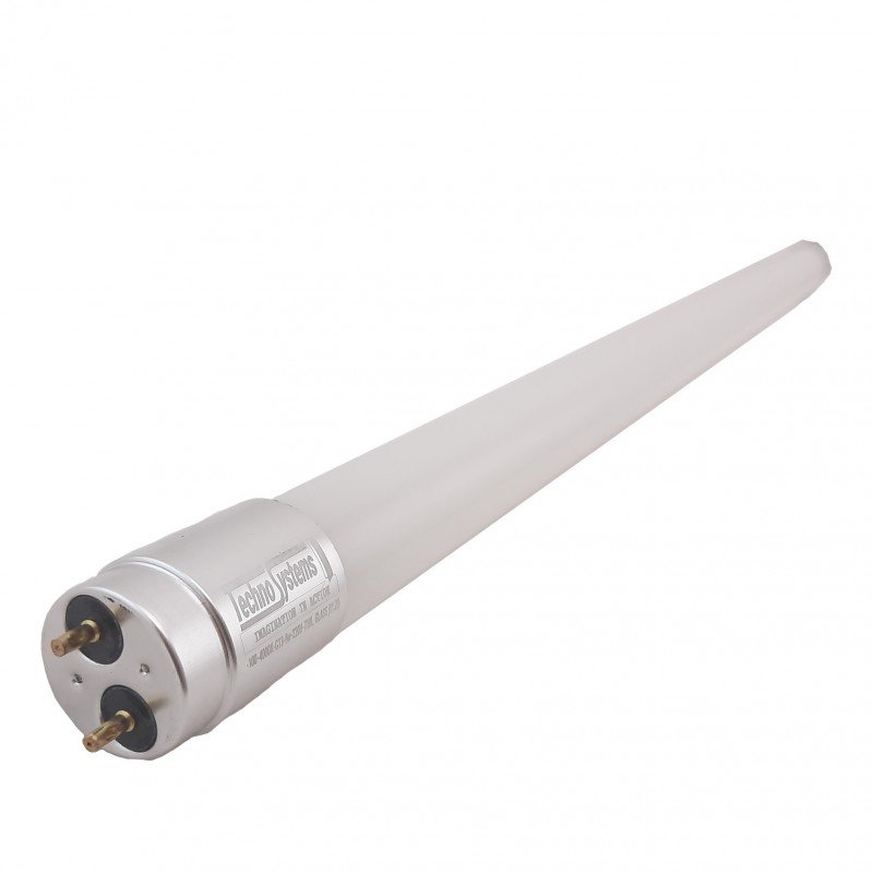 Лампа світлодіодна трубчаста LED L-1200-4000K-G13-24w-220V-2500L GLASS GOLDEN-PRO TNSy