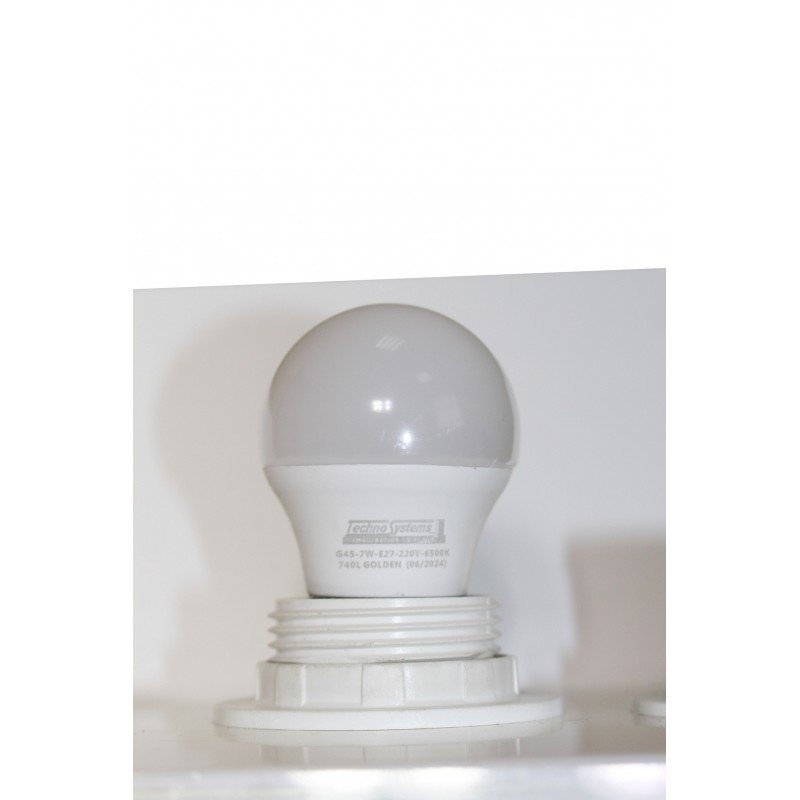 Лампа світлодіодна LED Bulb-G45-7W-E27-220V-6500K-740L GOLDEN TNSy