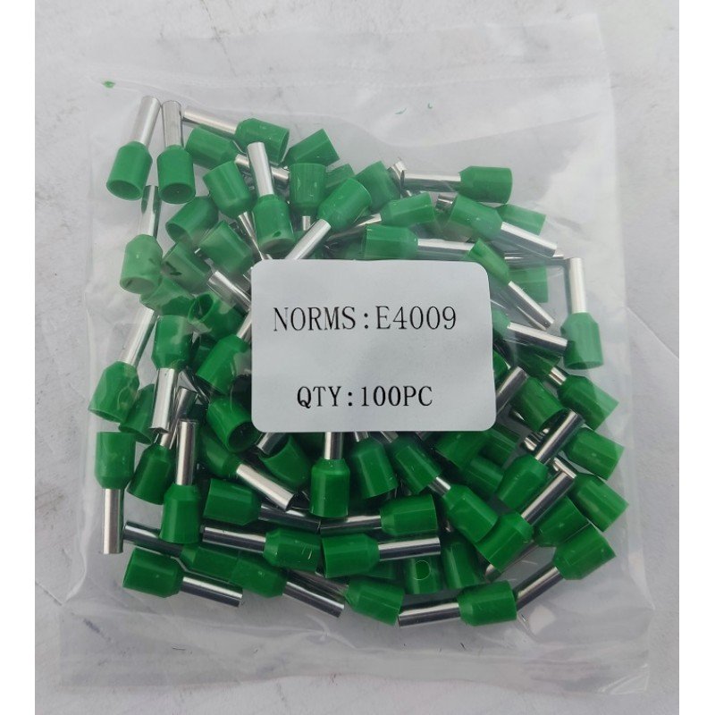 Наконечник гільза Е4009 4мм2 зелений TNSy