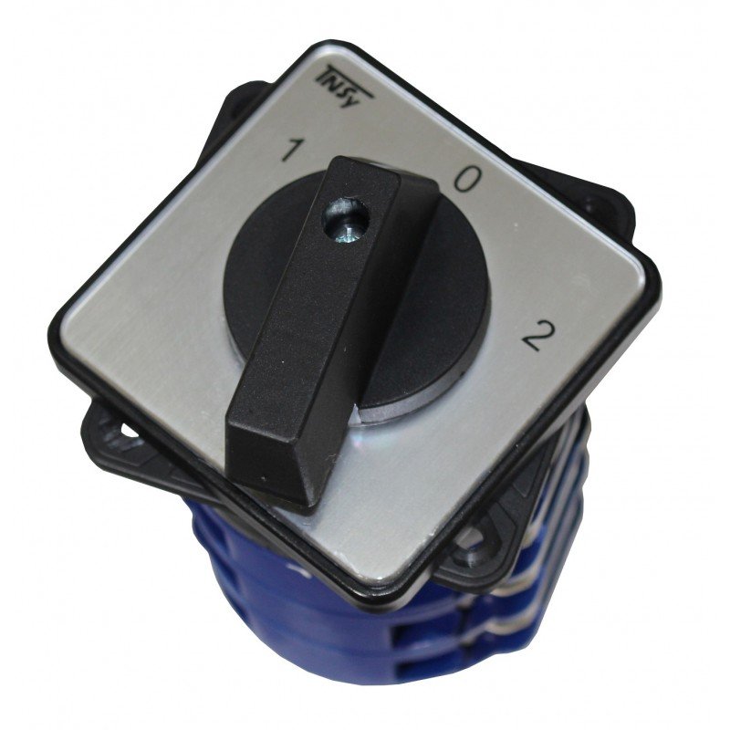Перемикач кулачковий ПКП125-33/В 125А "1-0-2" 3Р/400B 60° 88х88