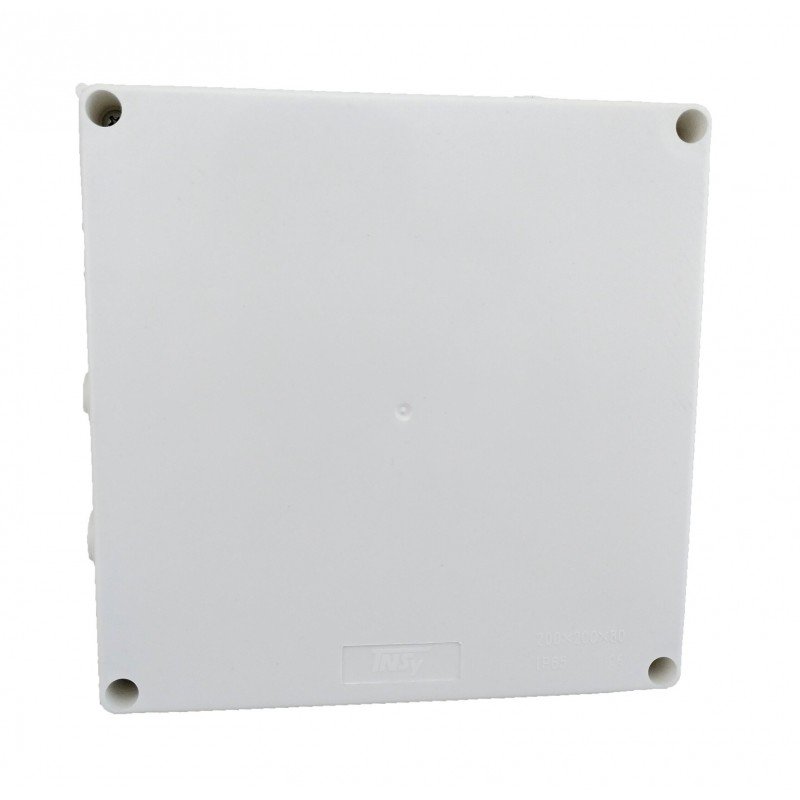 Розподільча коробка 200*200*80 IP65 PP RAL9016 TNSy