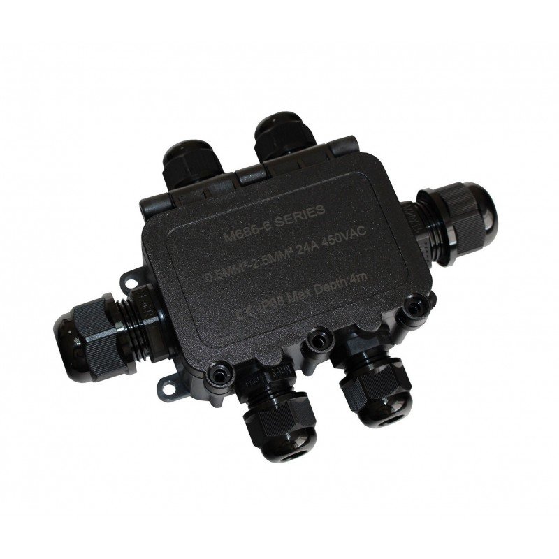 Розподільча коробка М686-6 IP68 з клеммой 24А TNSy