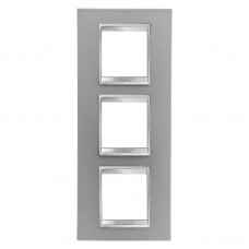 Рамка Chorusmart LUX 2+2+2M вертикальна титан GEWISS
