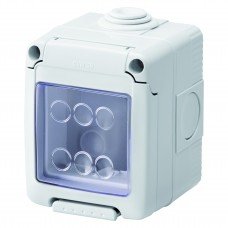 Герметичний корпус горизонтальний 27 COMBI 2М IP55 сірий GEWISS