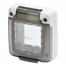 Герметична панель 27 COMBI 2М IP65 димчаста GEWISS