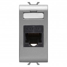 Розетка інтернет Chorusmart RJ45 1M CAT.5E UTP титан GEWISS