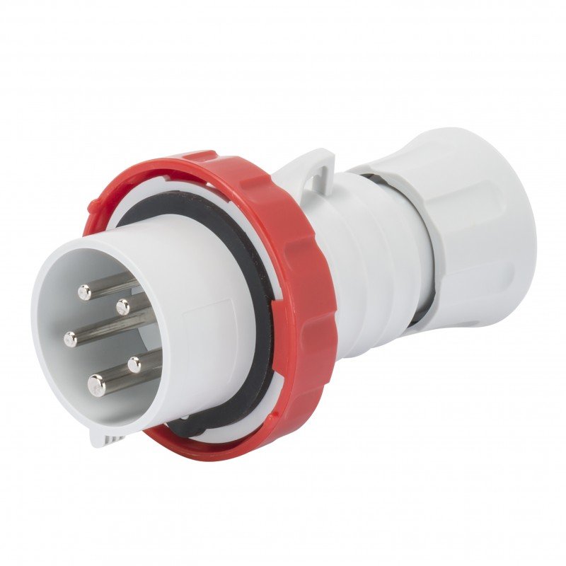 Вилка переносна IEC 309 HP IP67 3P+N+E 32A 400V 6H GEWISS