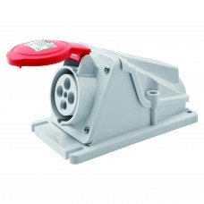 Розетка стаціонарна 90° IEC 309 HP IP44 3P+E 32A 400V 6H GEWISS