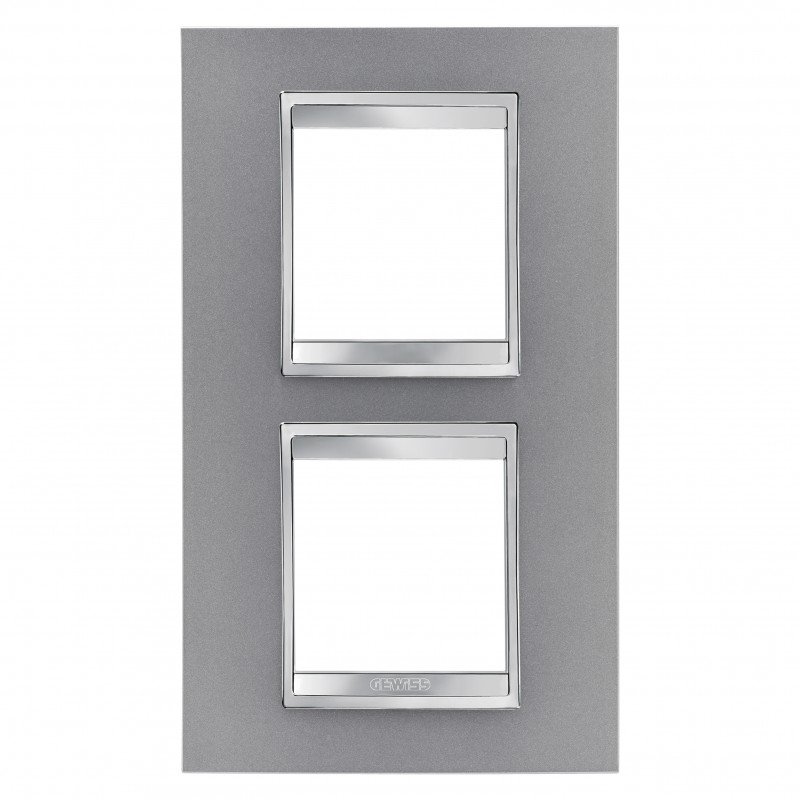 Рамка Chorusmart LUX 2+2M вертикальна титан GEWISS
