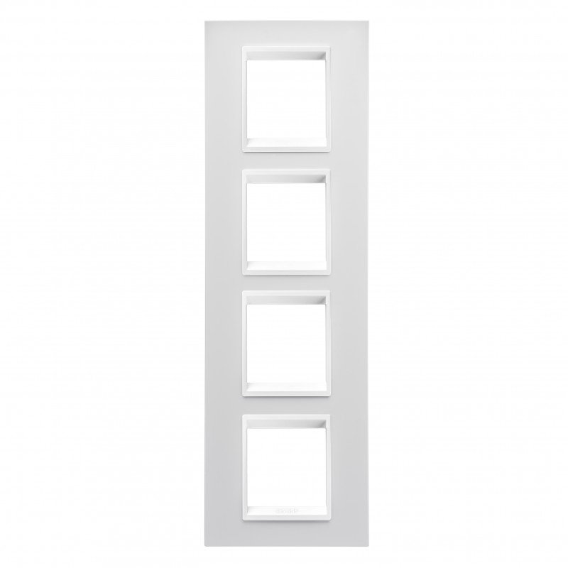 Рамка Chorusmart LUX 2+2+2+2M вертикальна монохром білий GEWISS