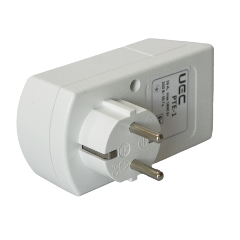 РТЕ-1 Розетка-таймер електронний 1хв. 7дн 140on/off 16А IP20 UEC