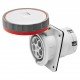 Розетка вбудована 10° IEC 309 HP IP67 3P+N+E 63A 400V 6H GEWISS