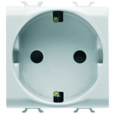Розетка Chorusmart 2M 2P+E 16A сатиновий білий GEWISS