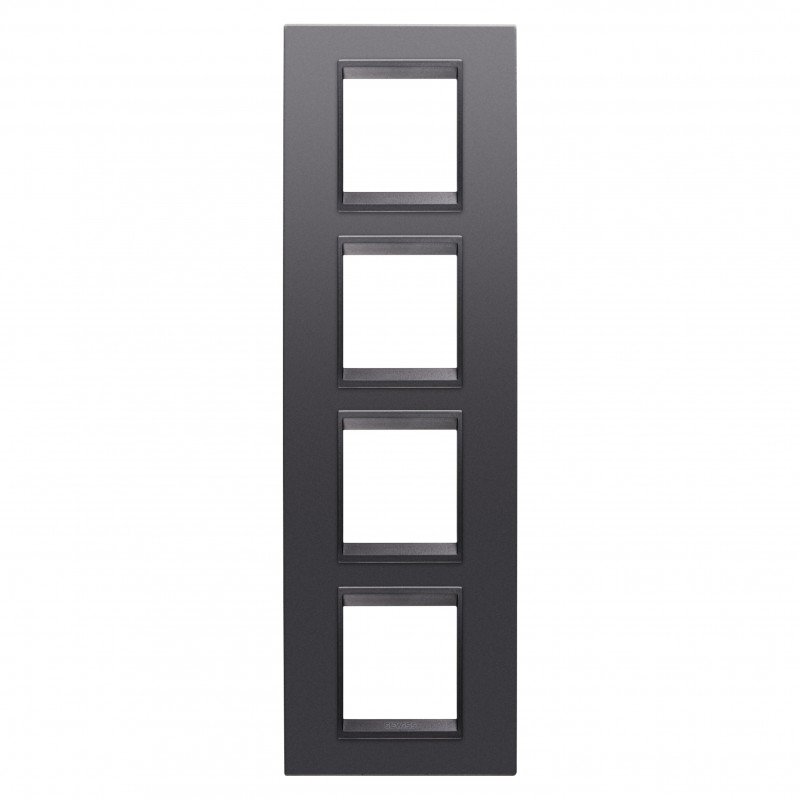 Рамка Chorusmart LUX 2+2+2+2M вертикальна сланець абсолют GEWISS