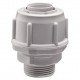 З'єднувач прямий фіксований GW FIT 25G PG21 сірий IP54 GEWISS