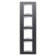 Рамка Chorusmart LUX 2+2+2+2M вертикальна сланець GEWISS