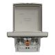 РОЗЕТКА IP44 З КРИШКОЮ, З ЗАЗЕМЛЕННЯМ, З ЗАХИСНИМИ ШТОРКАМИ, БРОНЗА ASFORA