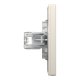 РОЗЕТКА КОМП'ЮТЕРНА RJ45 UTP КАТ.6 ПОДВІЙНА КРЕМ ASFORA