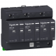 PRD1 25r modular surge arrester - 3 poles - 350V - with remote transfer