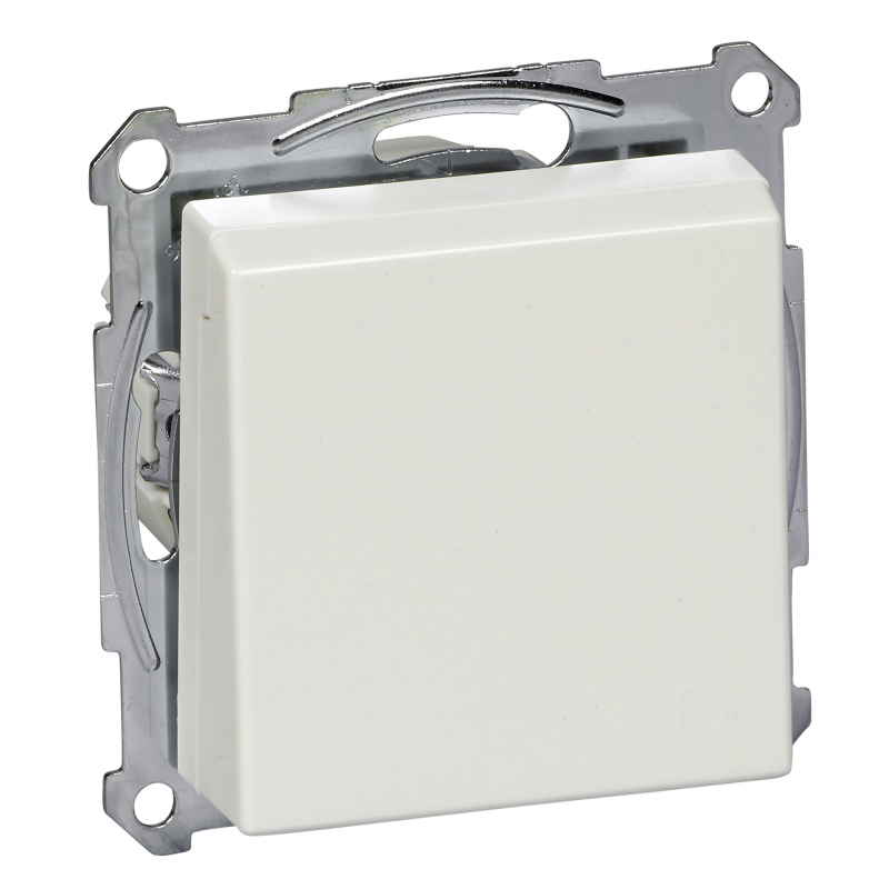 SM РОЗЕТКА SCHUKO З КРИШ.IP20, ПОЛ.-БІЛ.