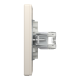 РОЗЕТКА КОМП'ЮТЕРНА RJ45 UTP КАТ.6 ПОДВІЙНА КРЕМ ASFORA