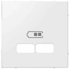 накладка для USB 2,1A пол. біла Sys M